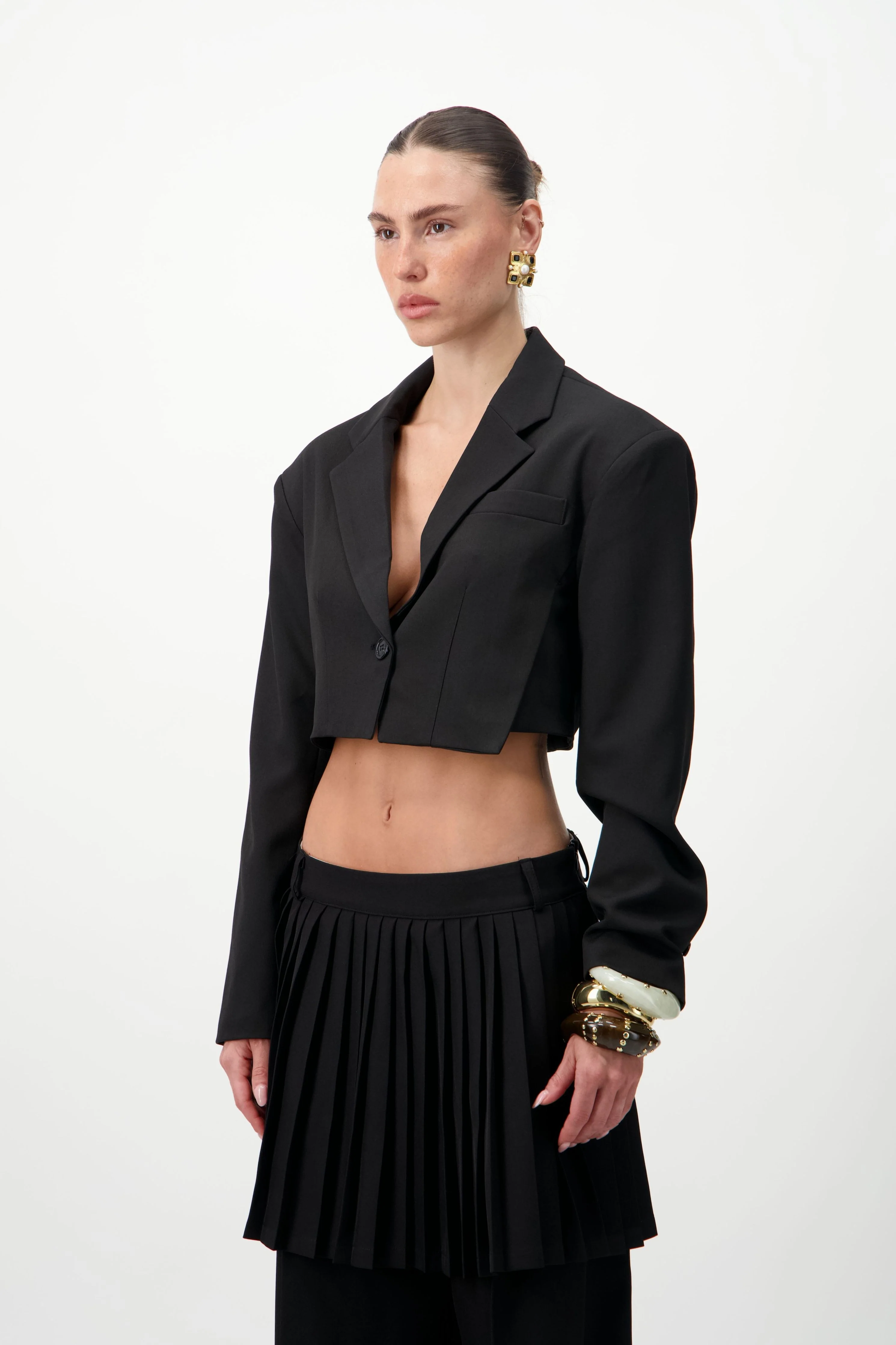 Cropped blazer - Image 5