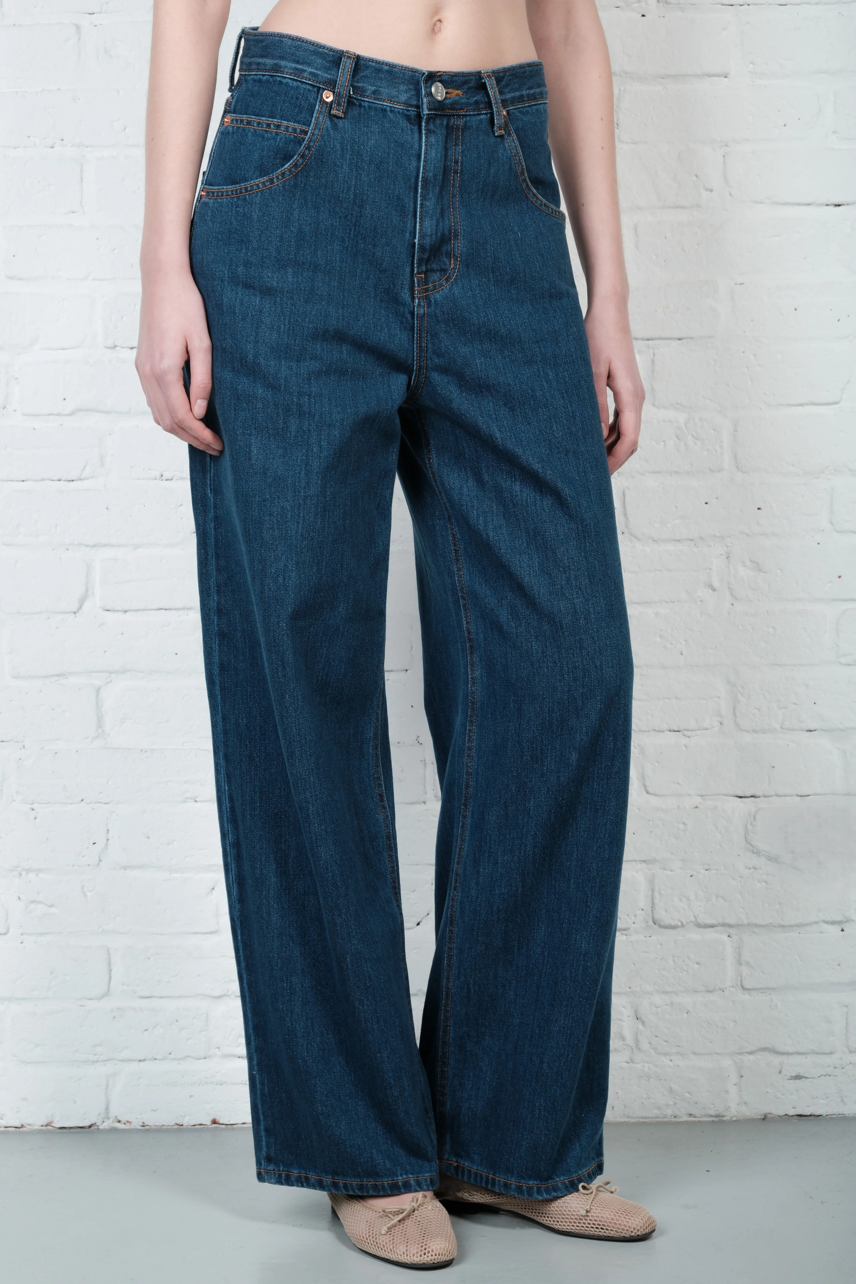 Denim Flare Jeans - Image 3