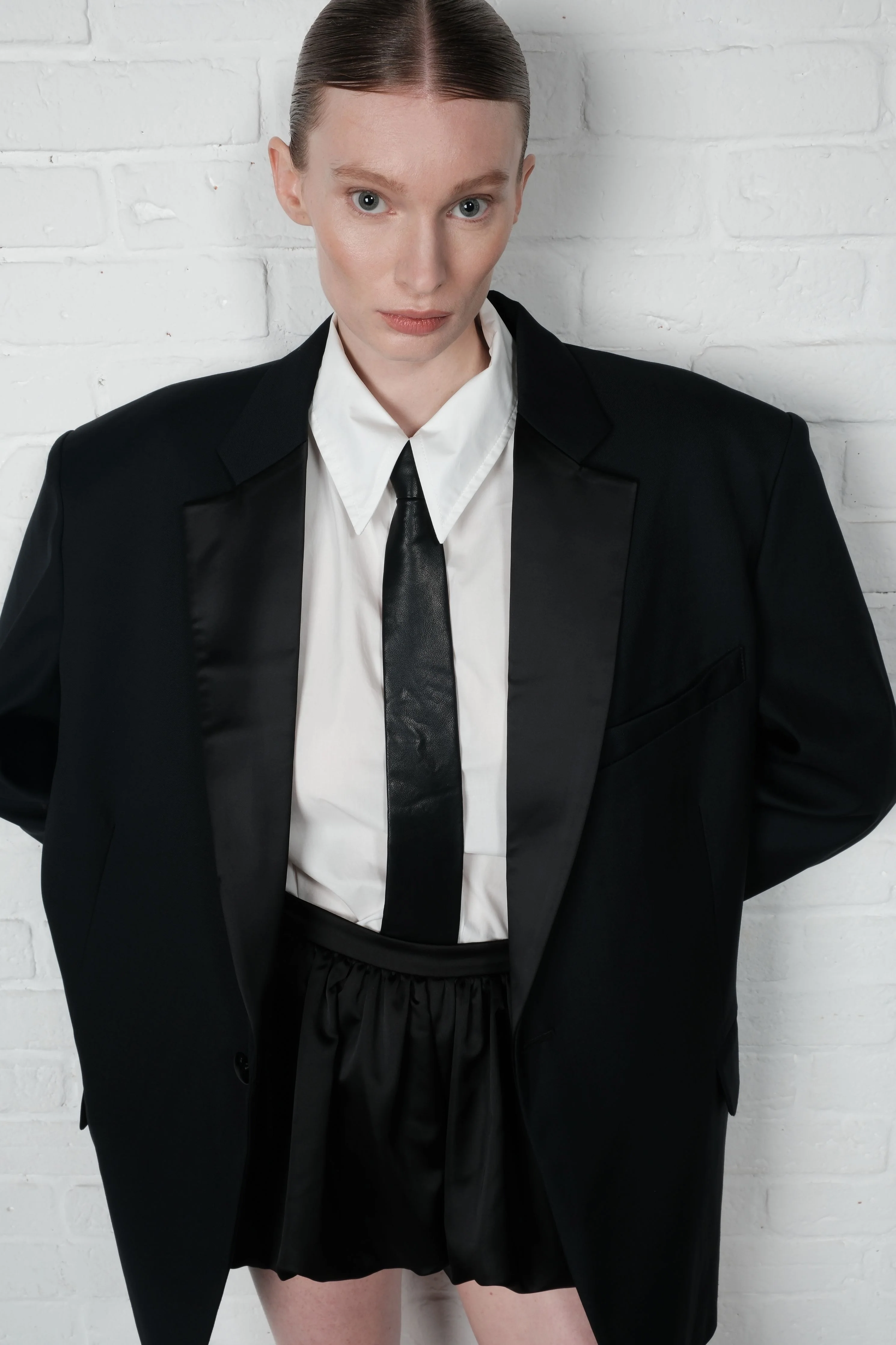 Oversized Tuxedo Blazer - Image 5