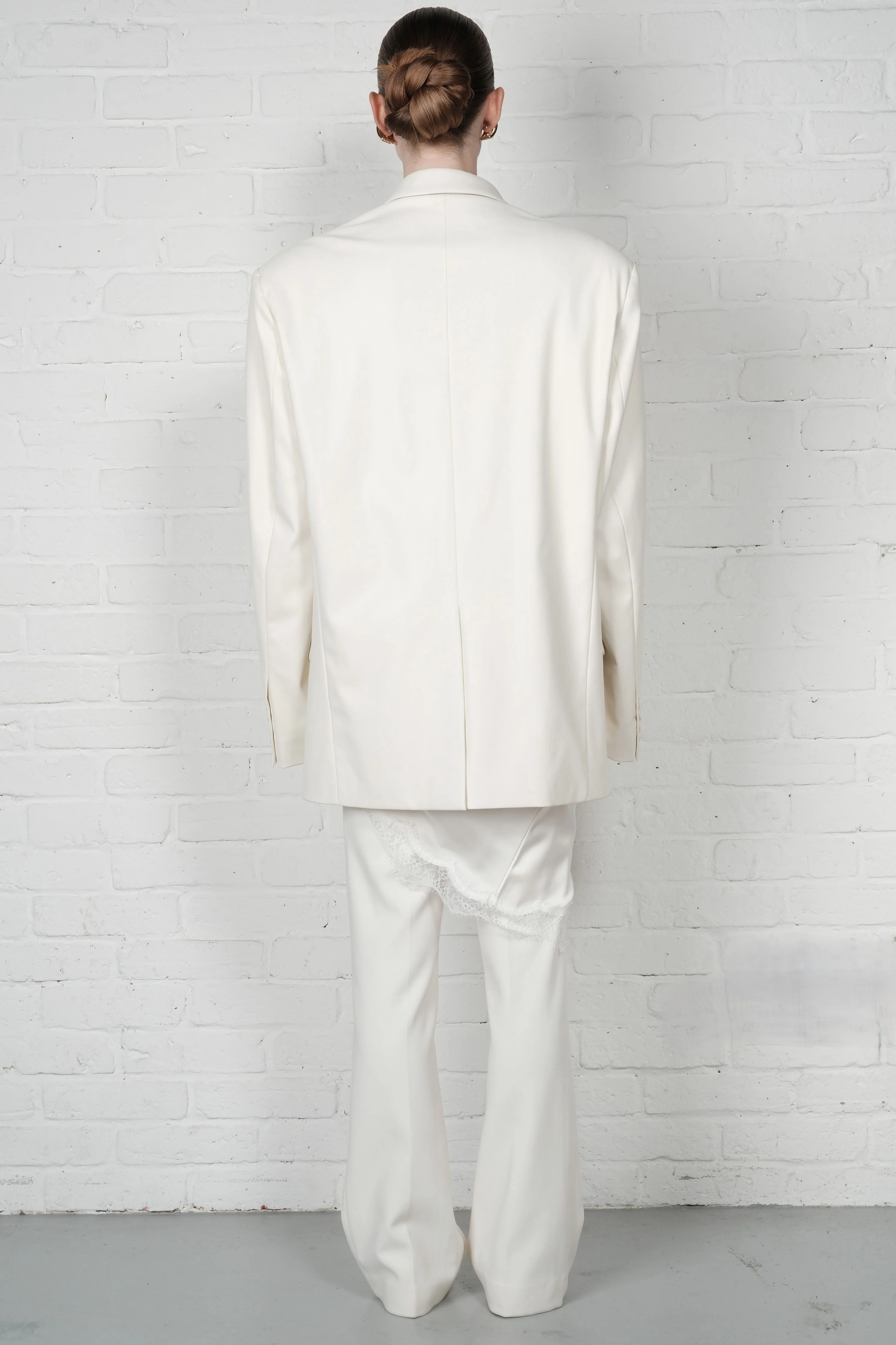 Faux leather blazer - Image 3