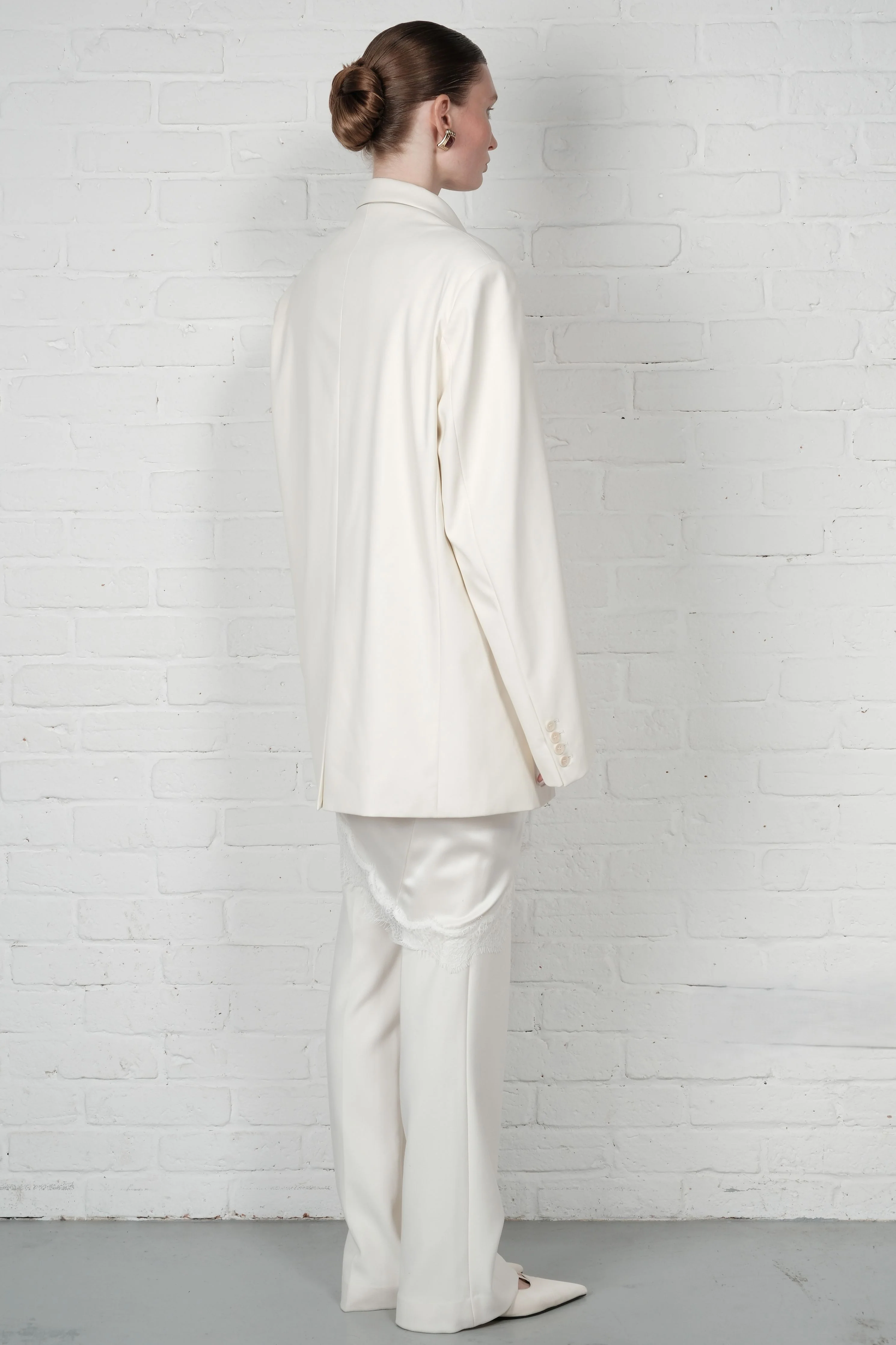 Faux leather blazer - Image 4