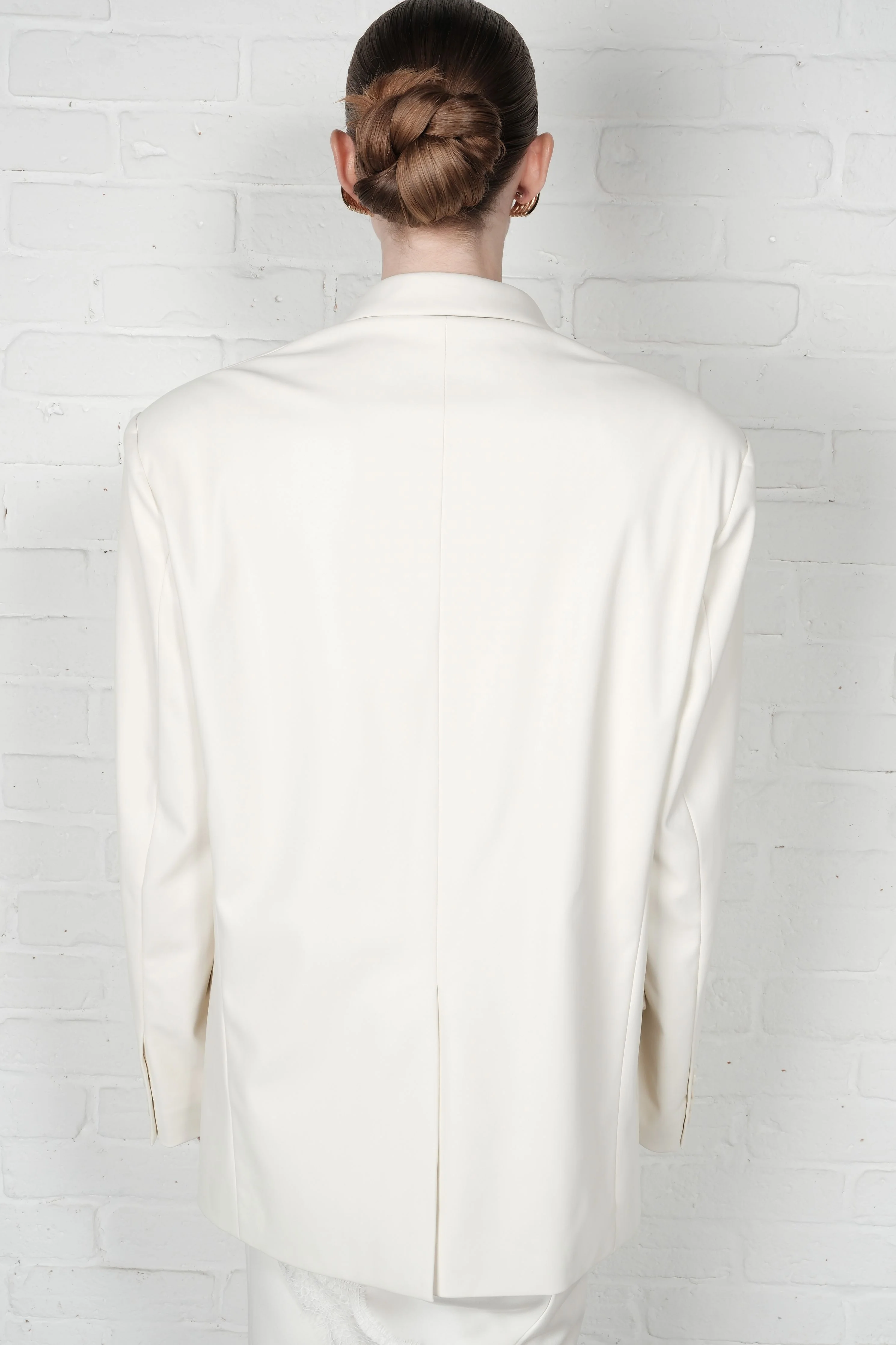 Faux leather blazer - Image 7