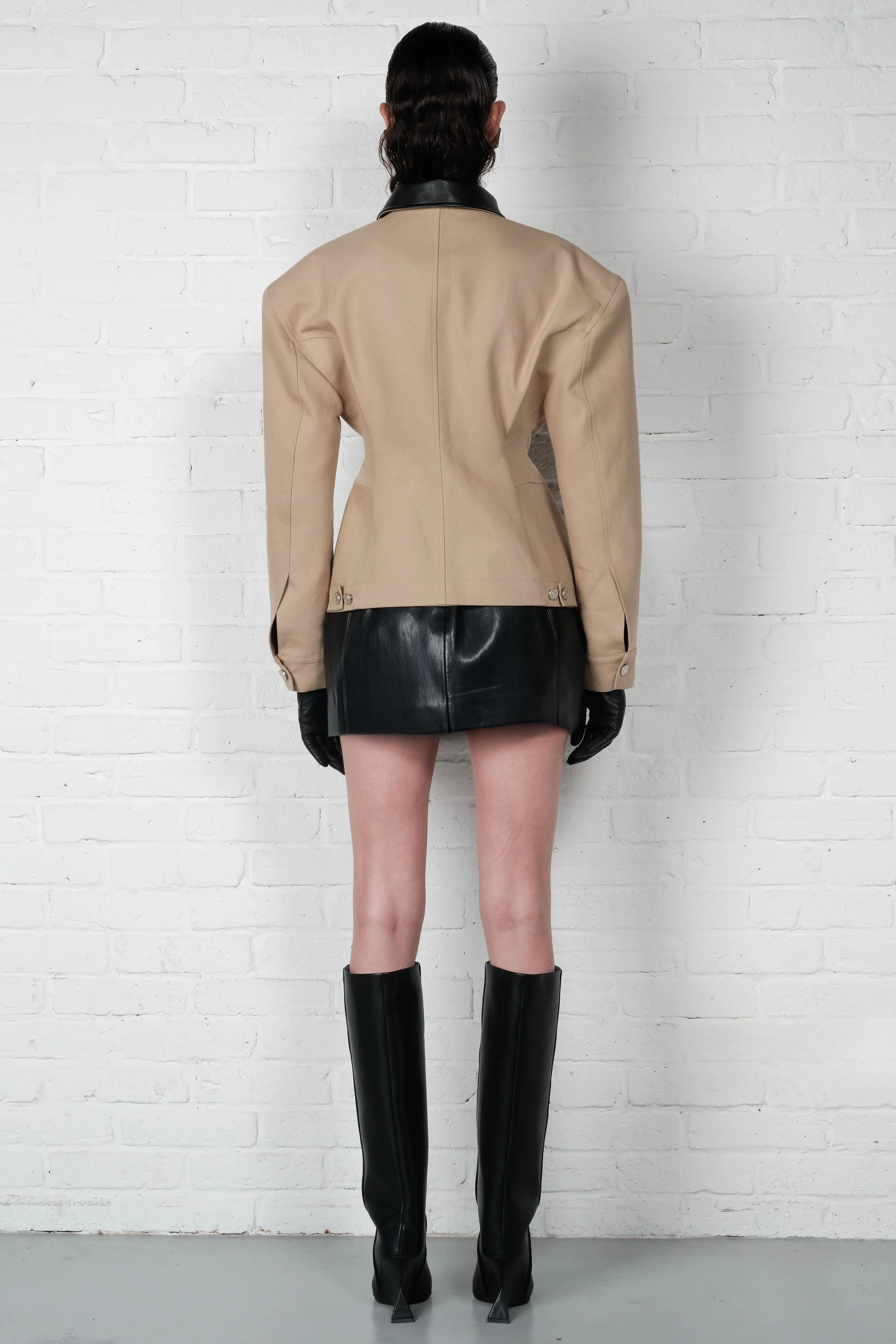 Hourglass Jacket - Beige - Image 4