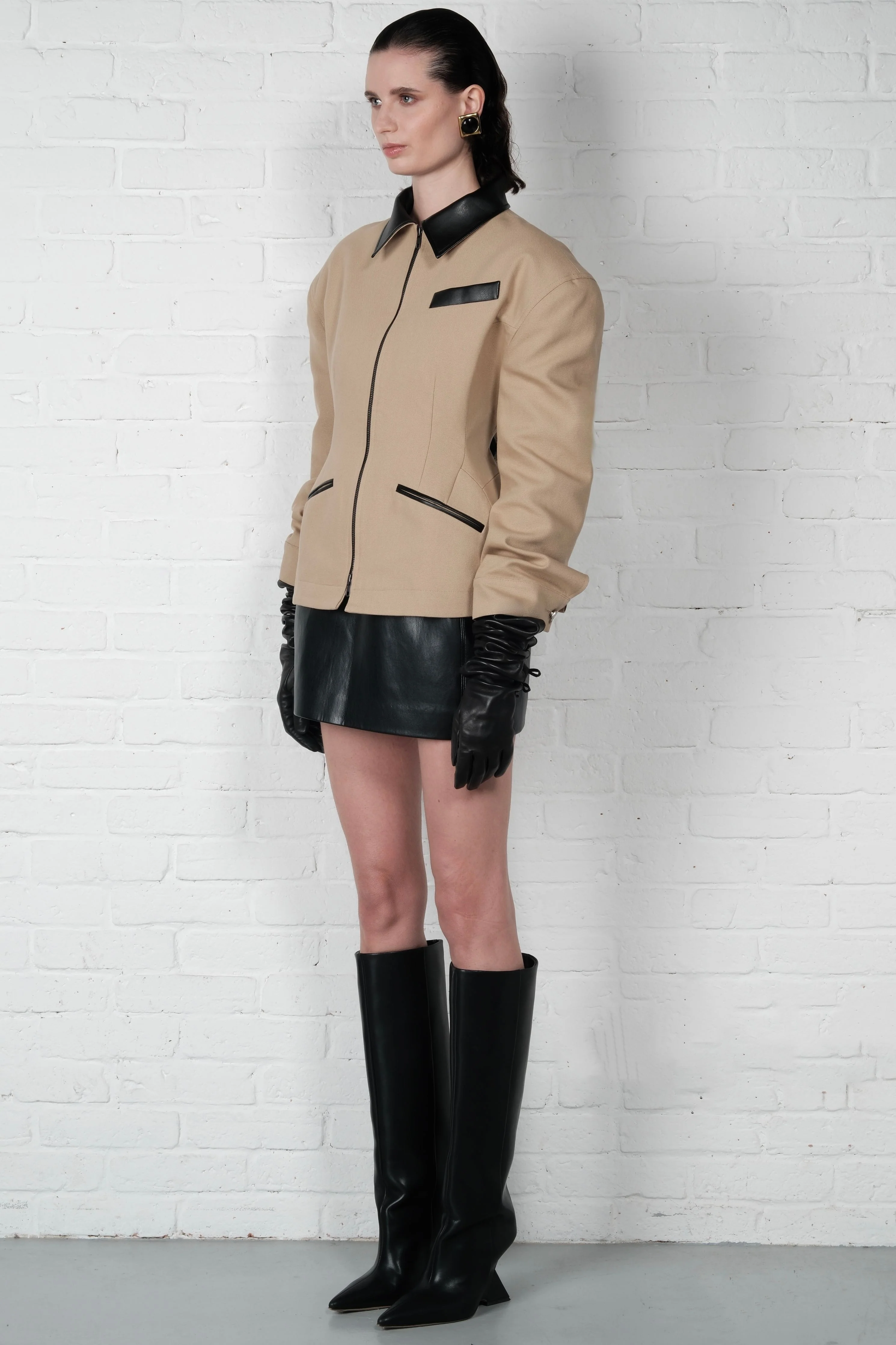 Hourglass Jacket - Beige - Image 5