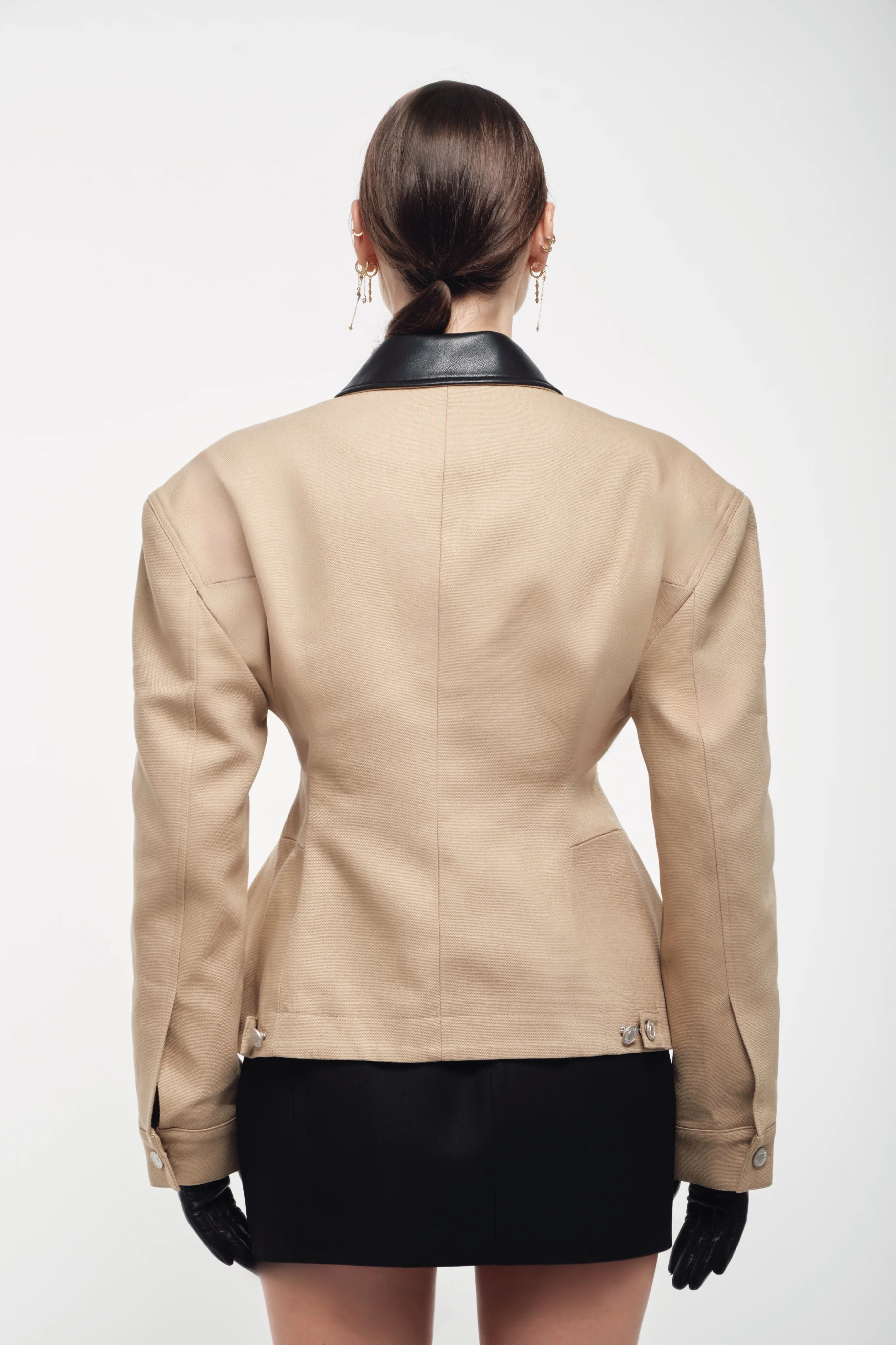 Hourglass Jacket - Beige - Image 9