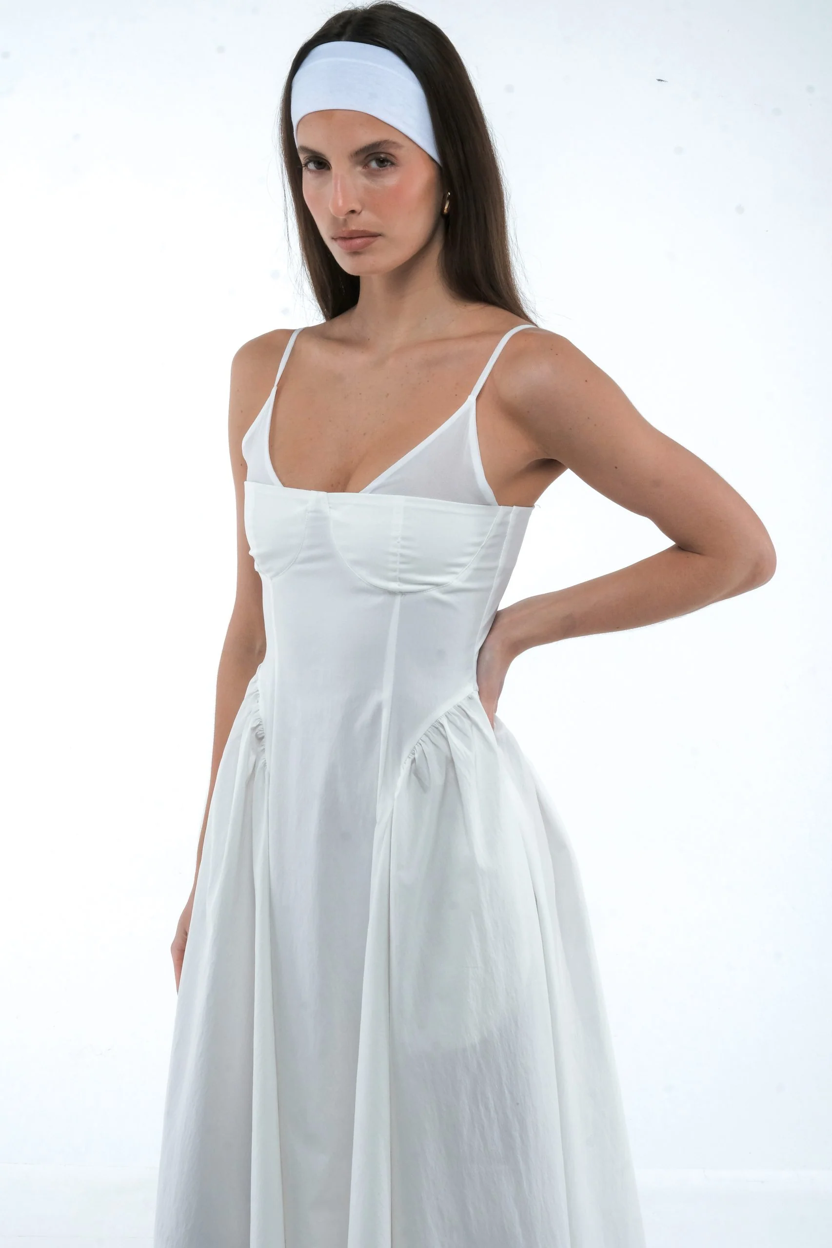 Maxi poplin dress - Image 4