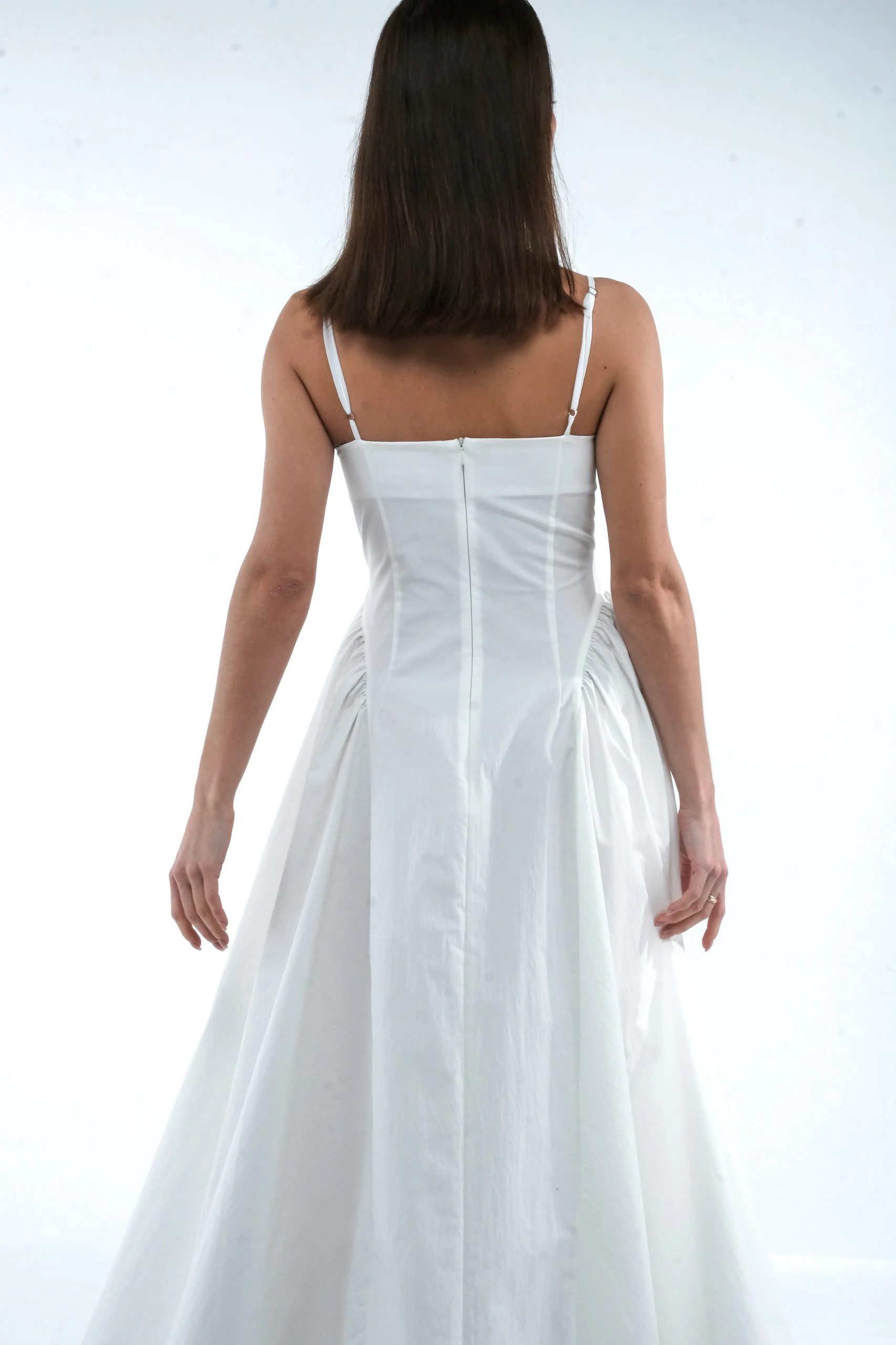 Maxi poplin dress - Image 5