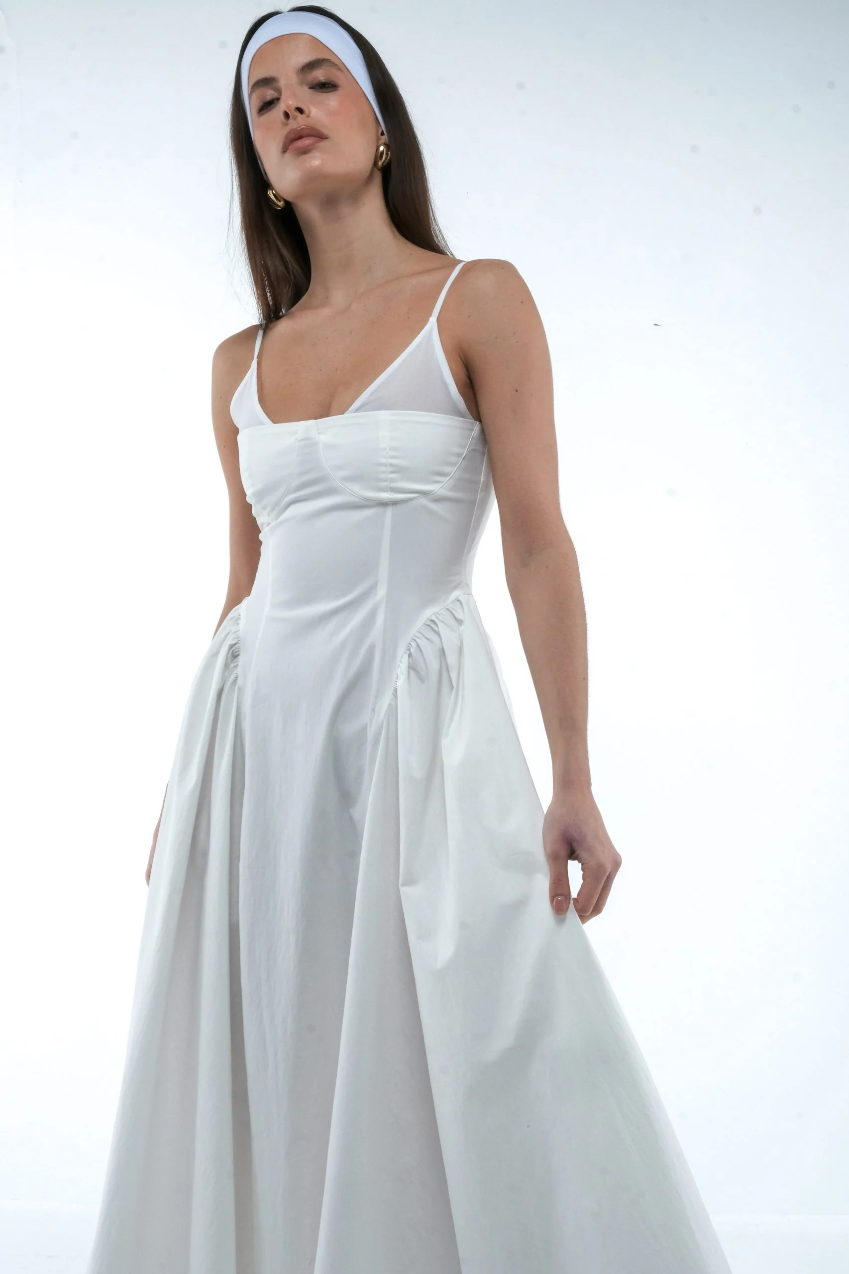 Maxi poplin dress - Image 6