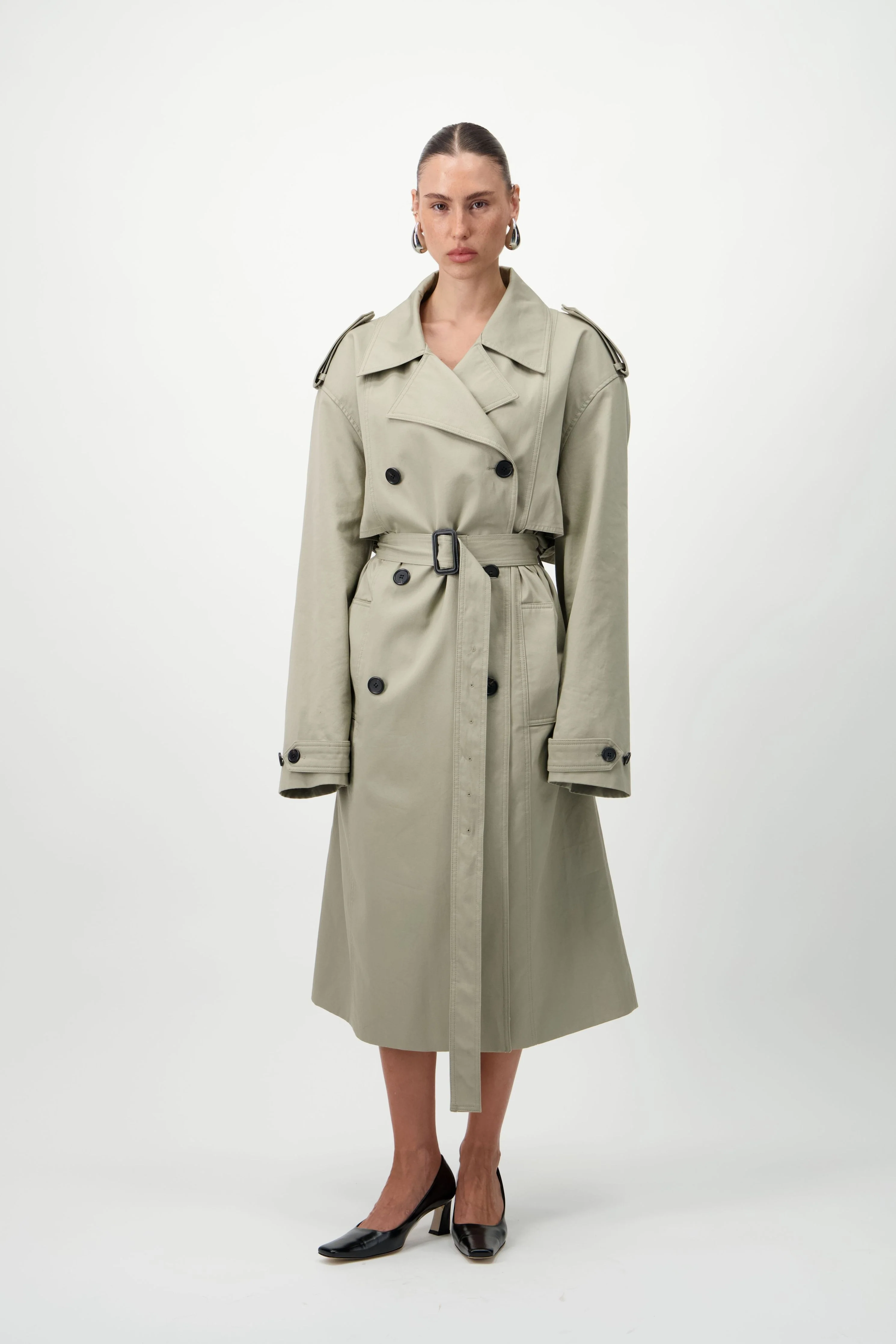 Oversized Trench Coat - Image 3