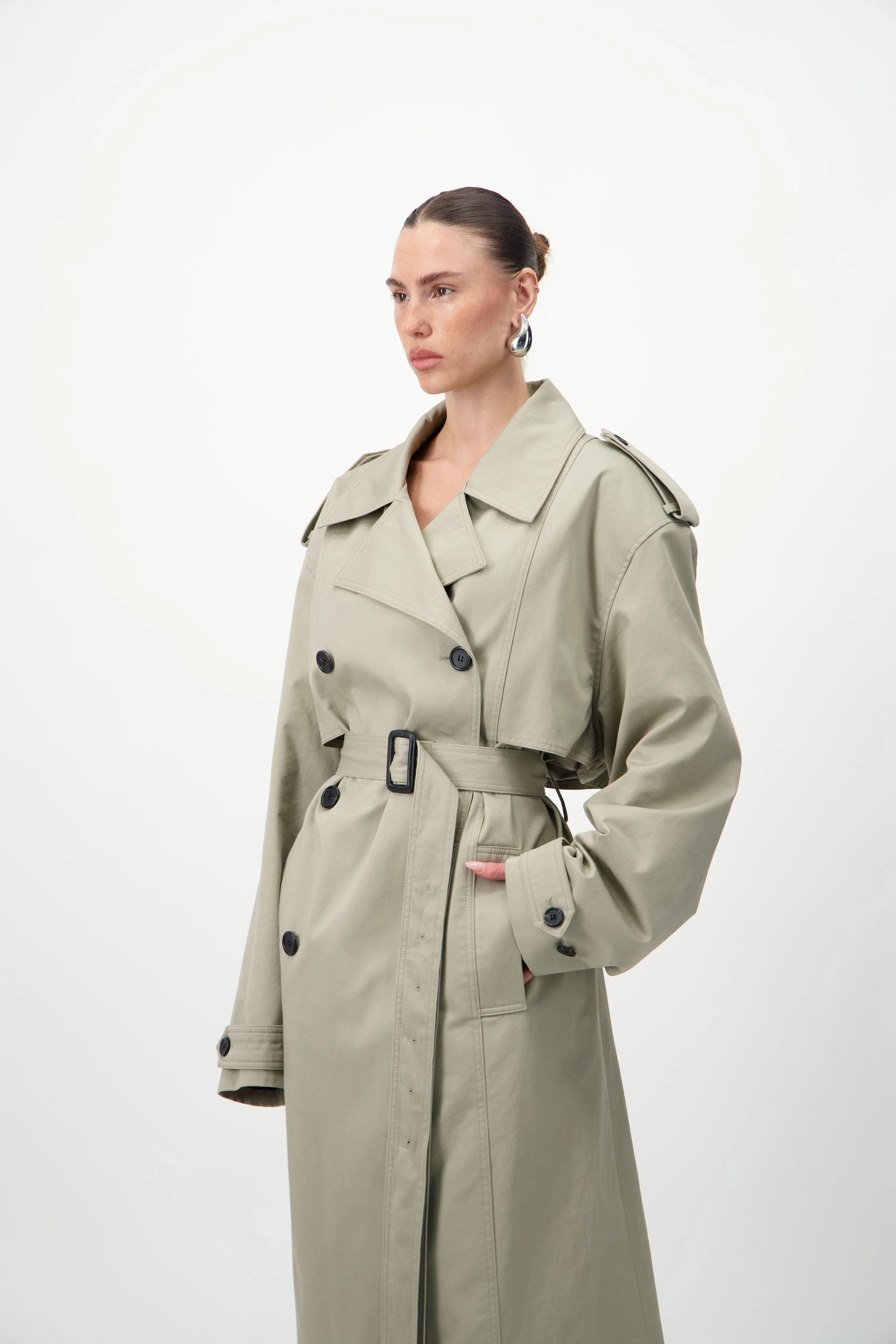 Oversized Trench Coat - Image 7