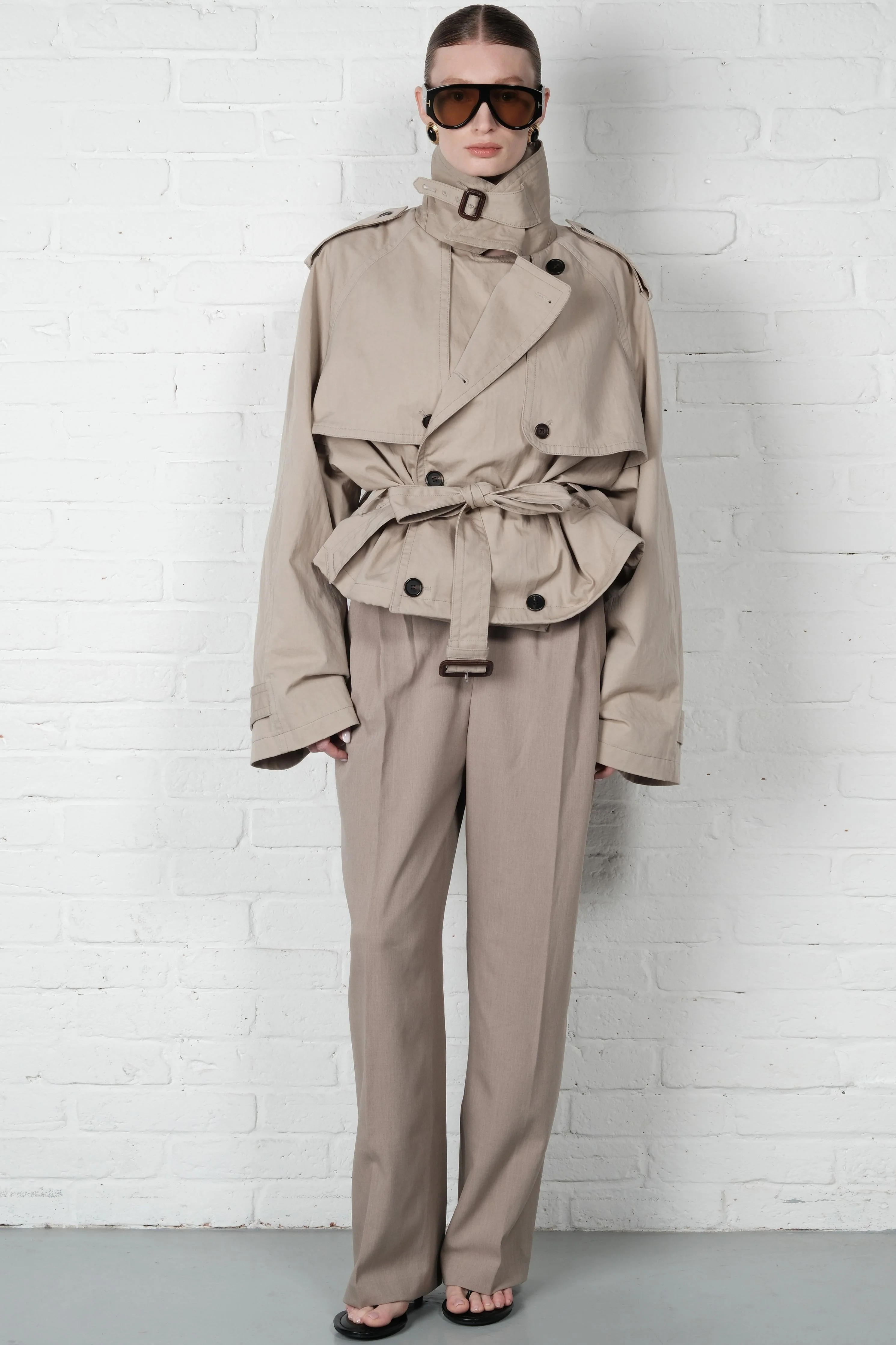 Pleated Suit Trousers - Image 4