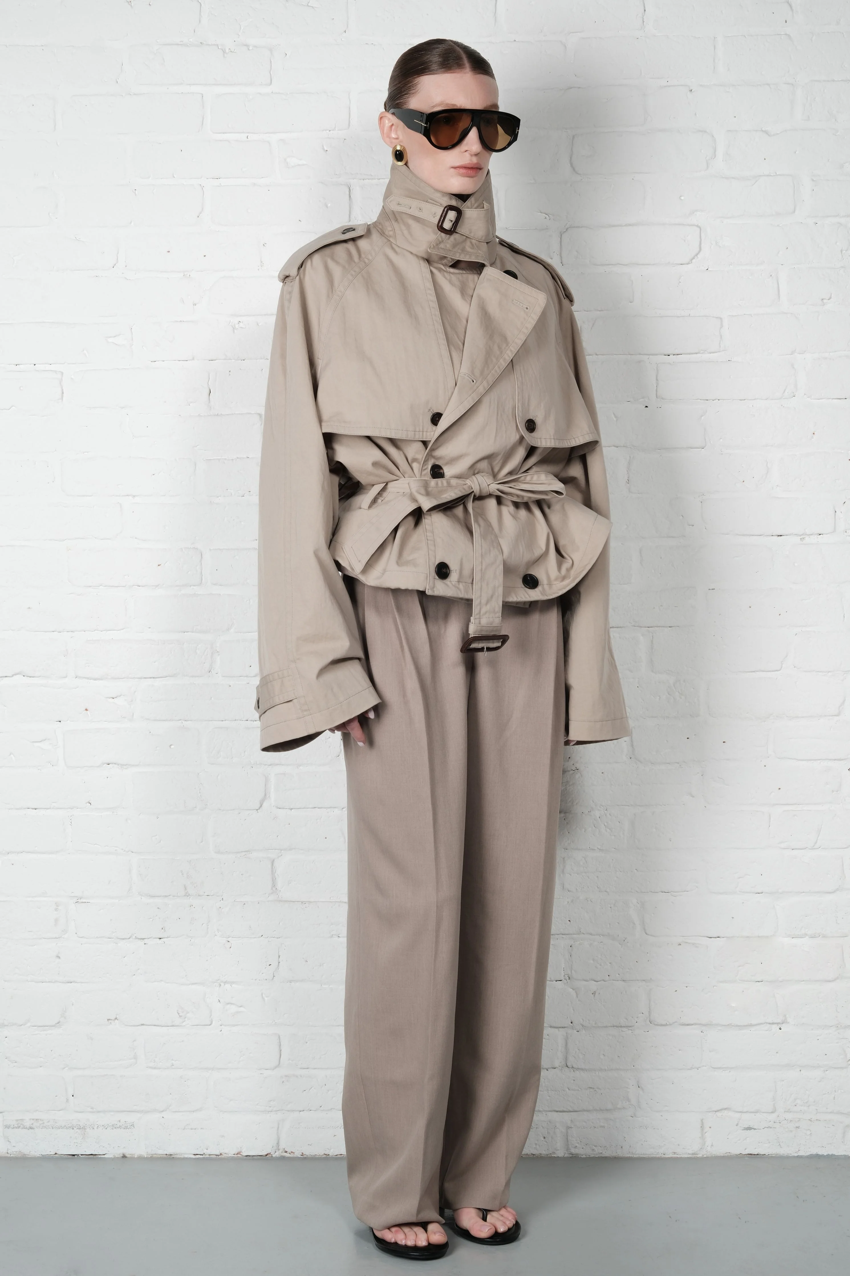 Pleated Suit Trousers - Image 5