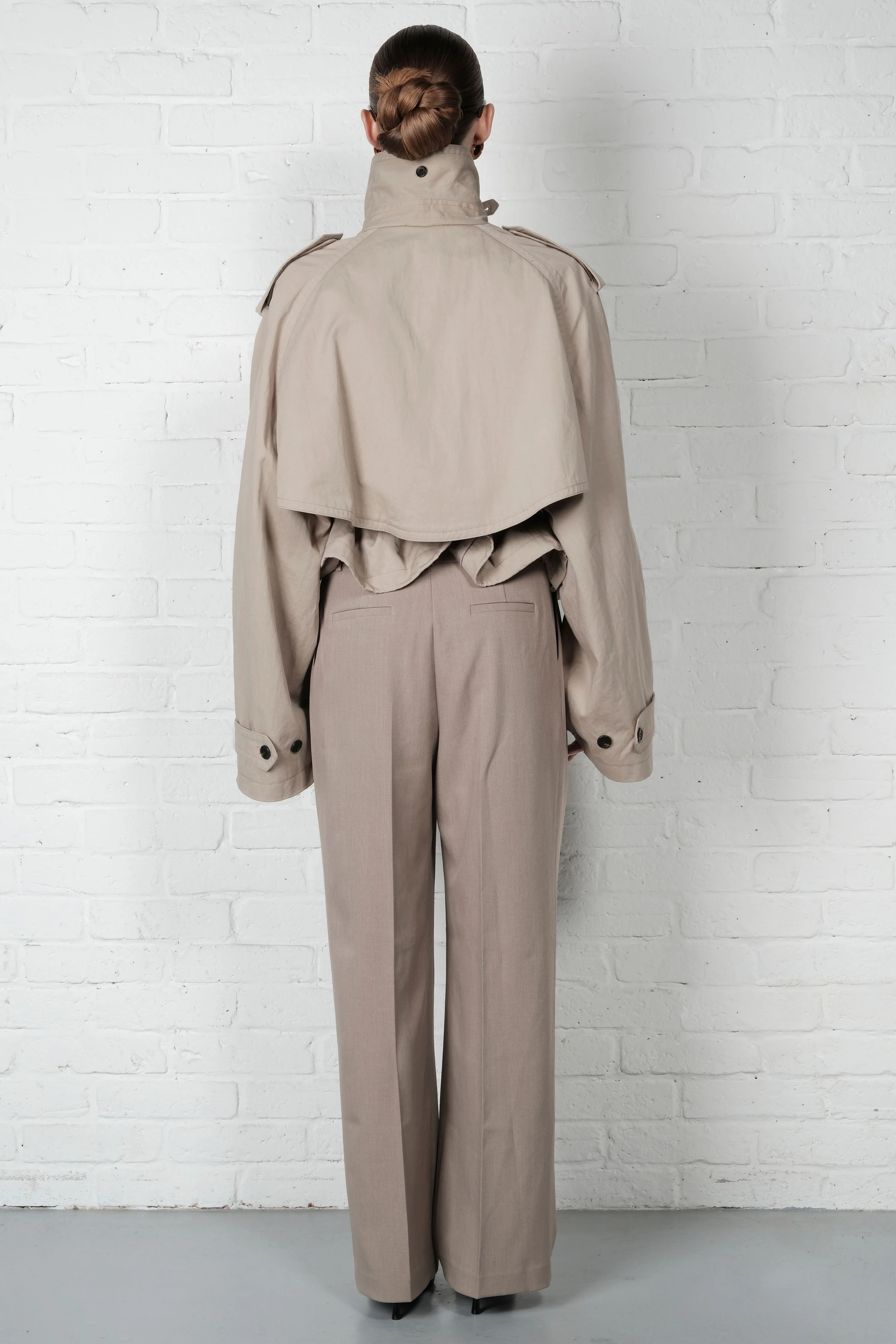 Pleated Suit Trousers - Image 6