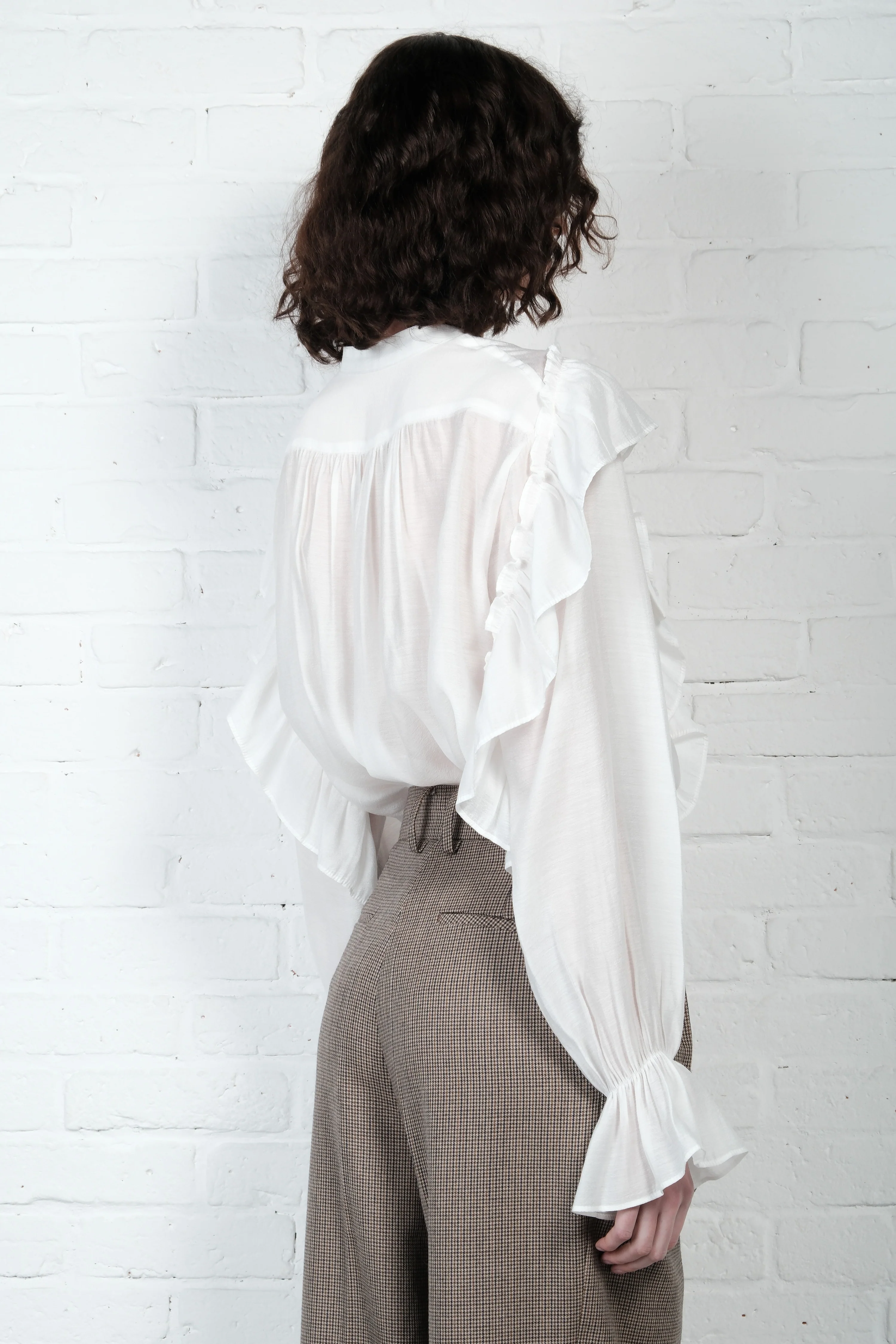Fluid Ruffle Shirt - Image 3