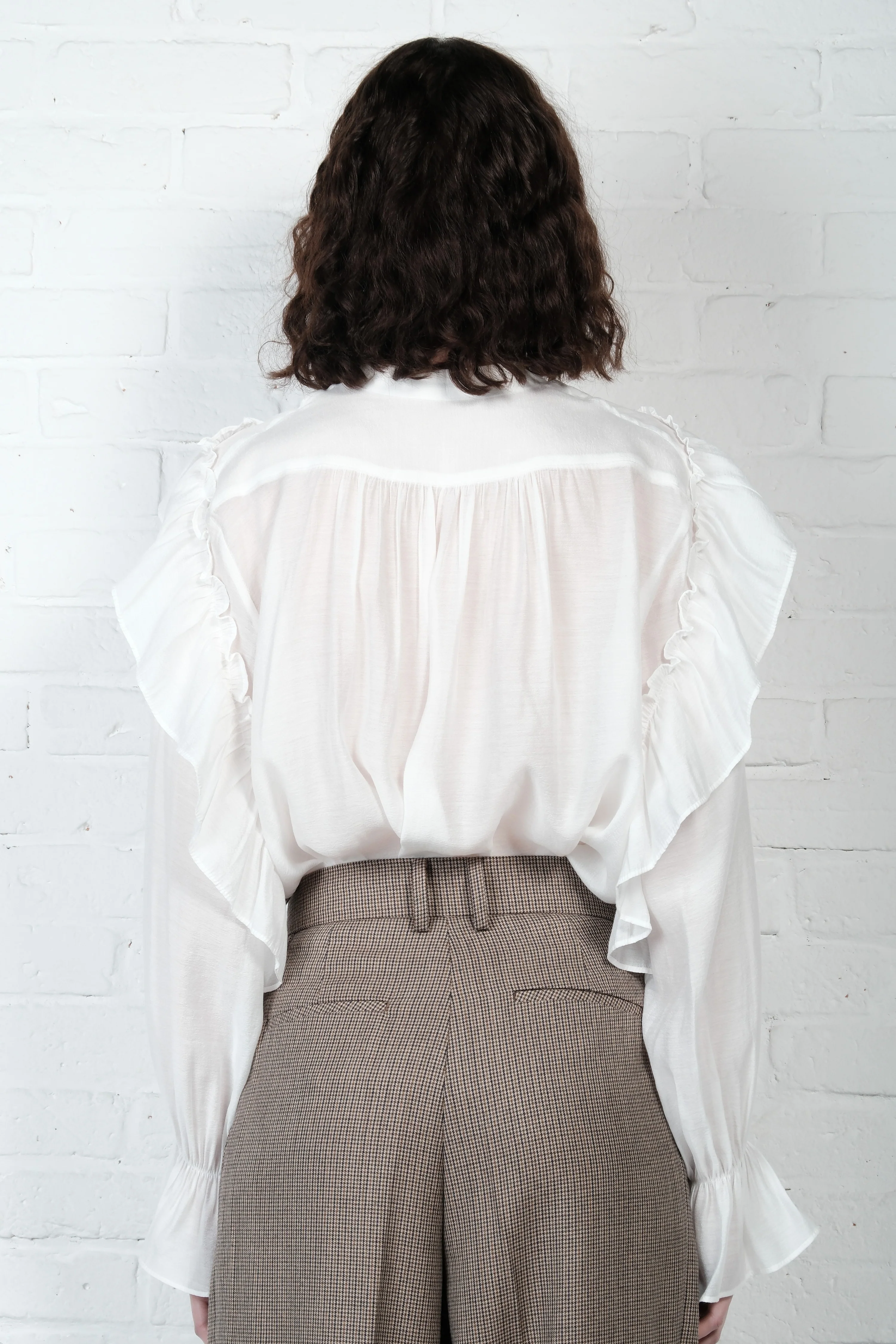 Fluid Ruffle Shirt - Image 5