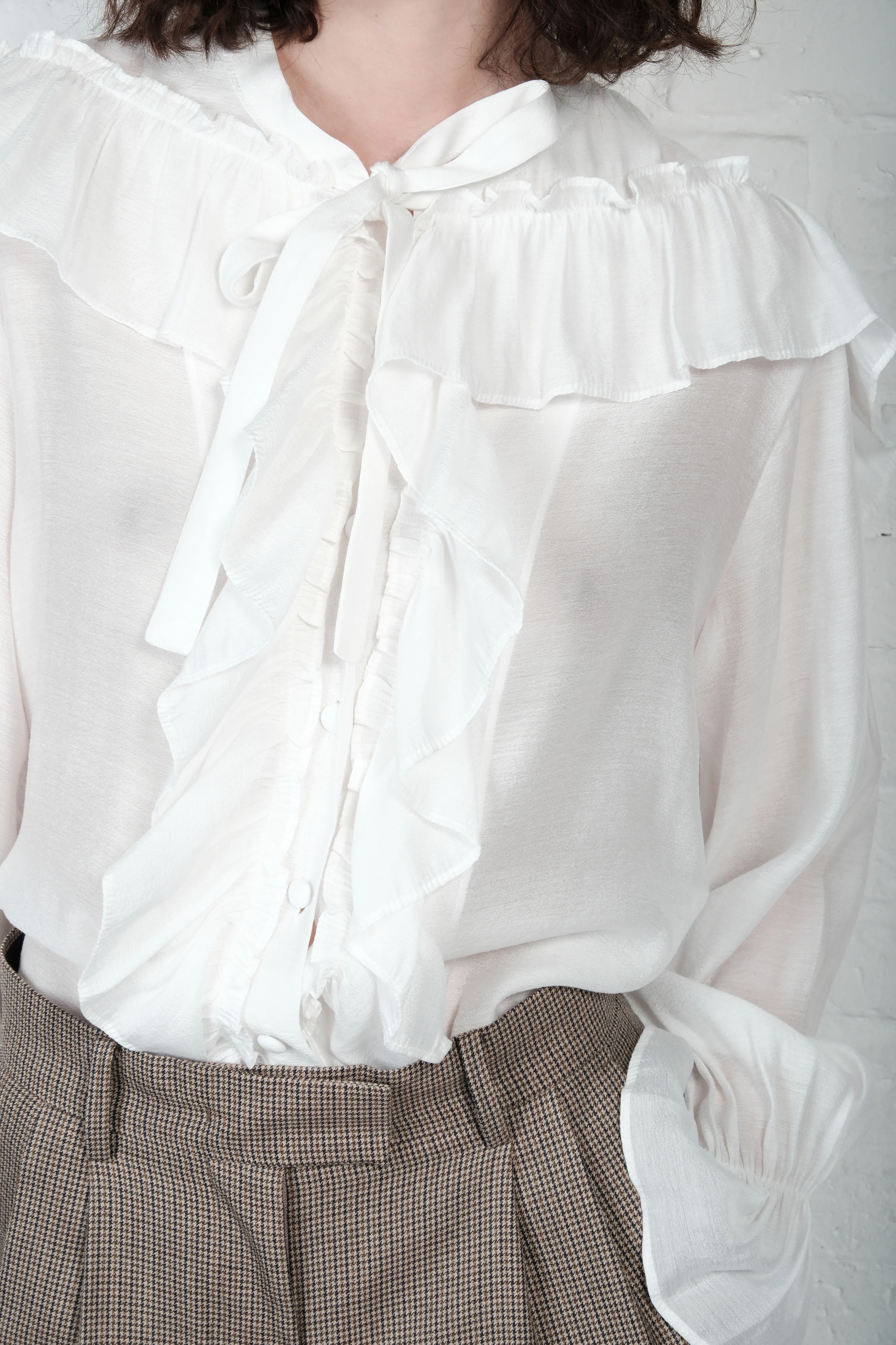 Fluid Ruffle Shirt - Image 6