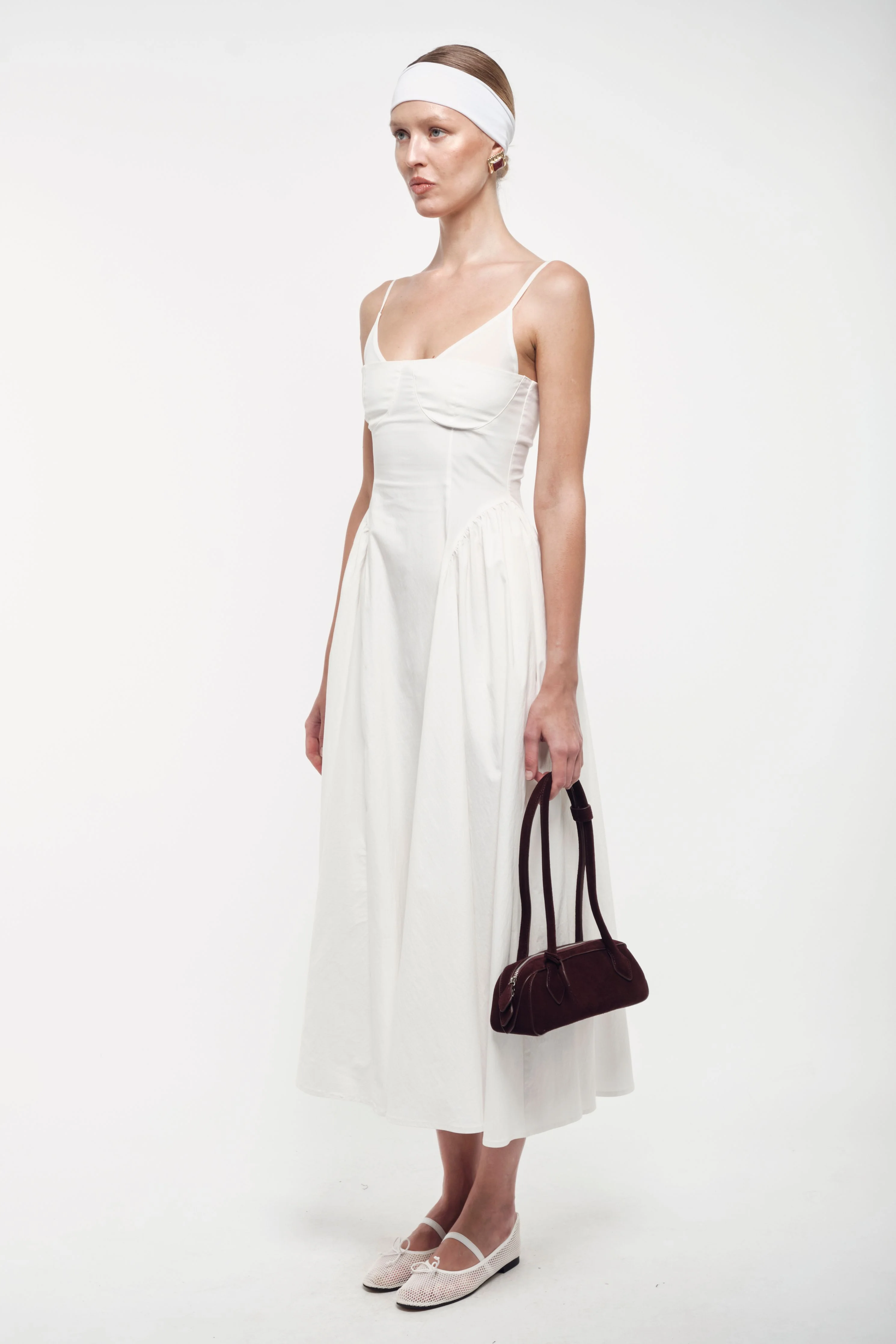 Suede Shoulder bag - Burgundy - Image 4