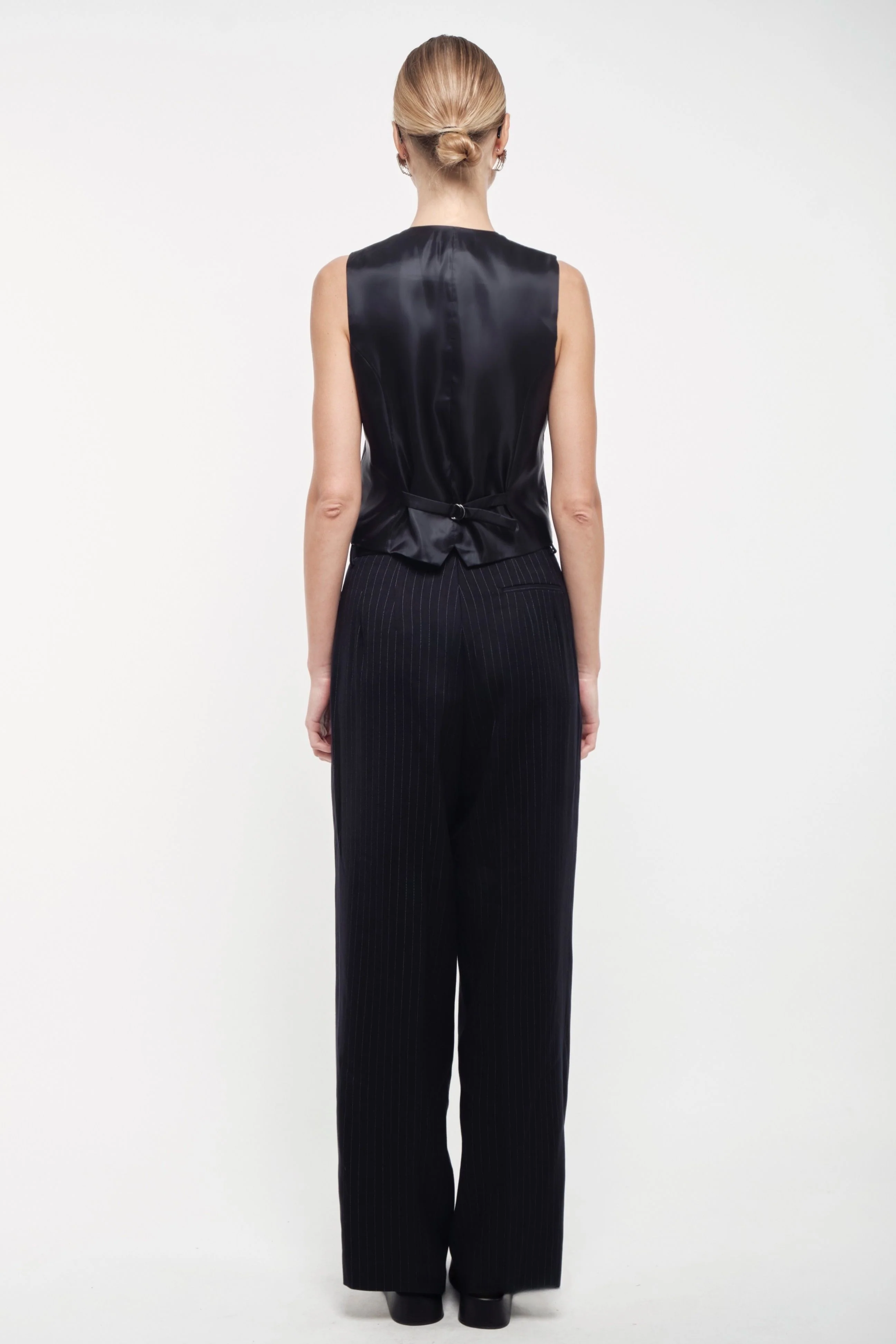 Tailored Suit Trousers - Navy - Image 7
