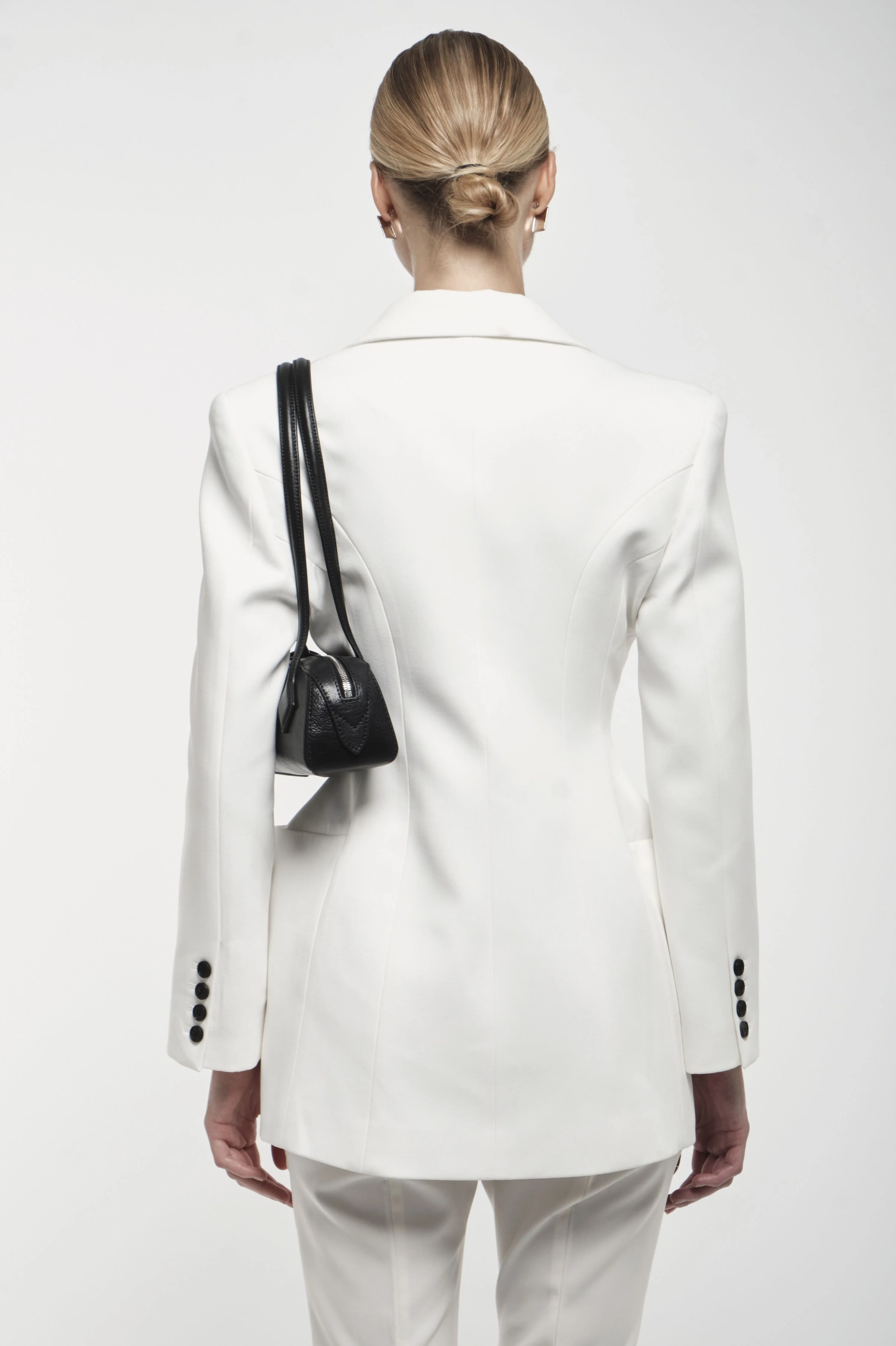 Tailored Wrap Blazer - Image 10
