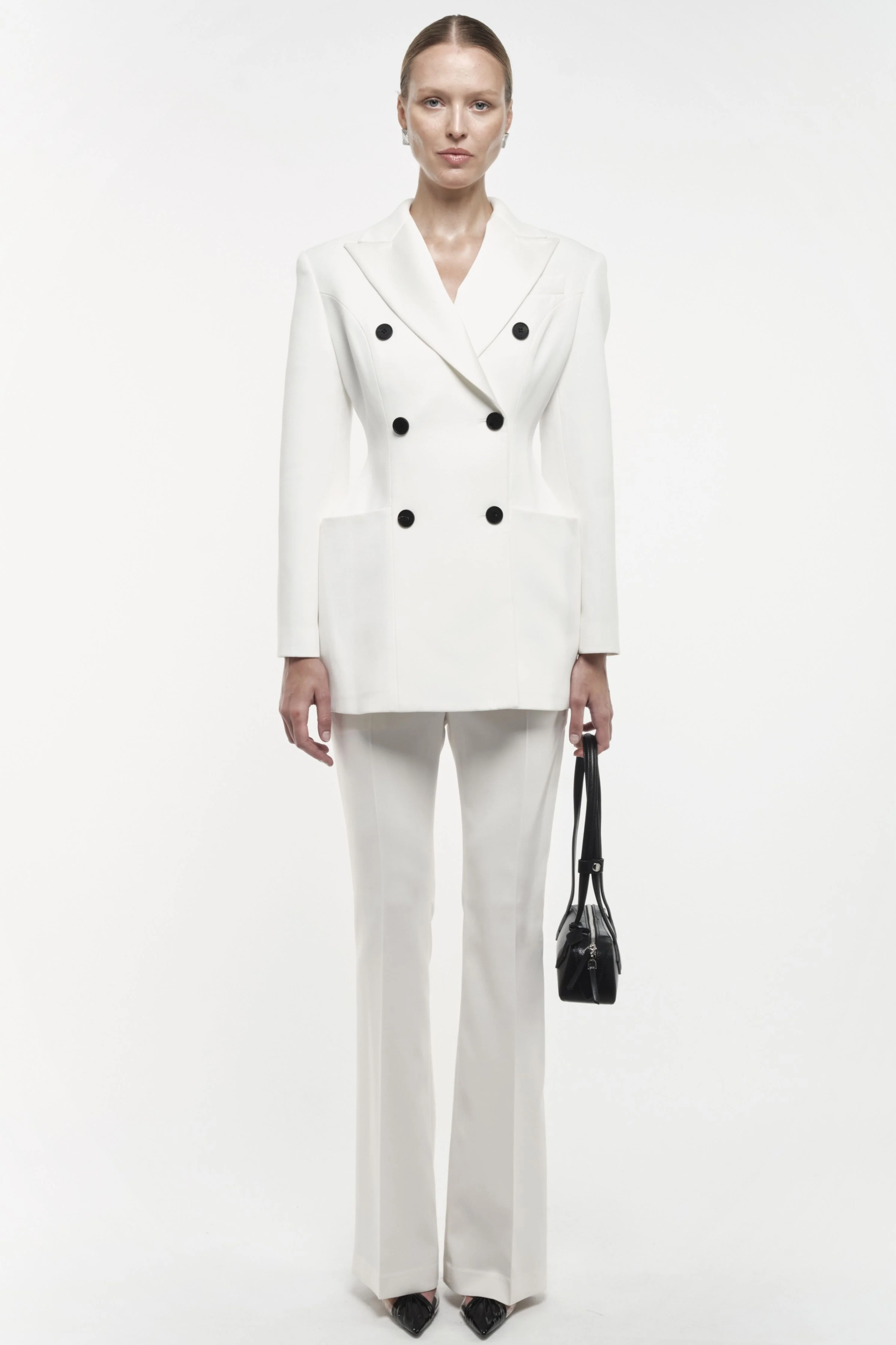 Tailored Wrap Blazer - Image 6
