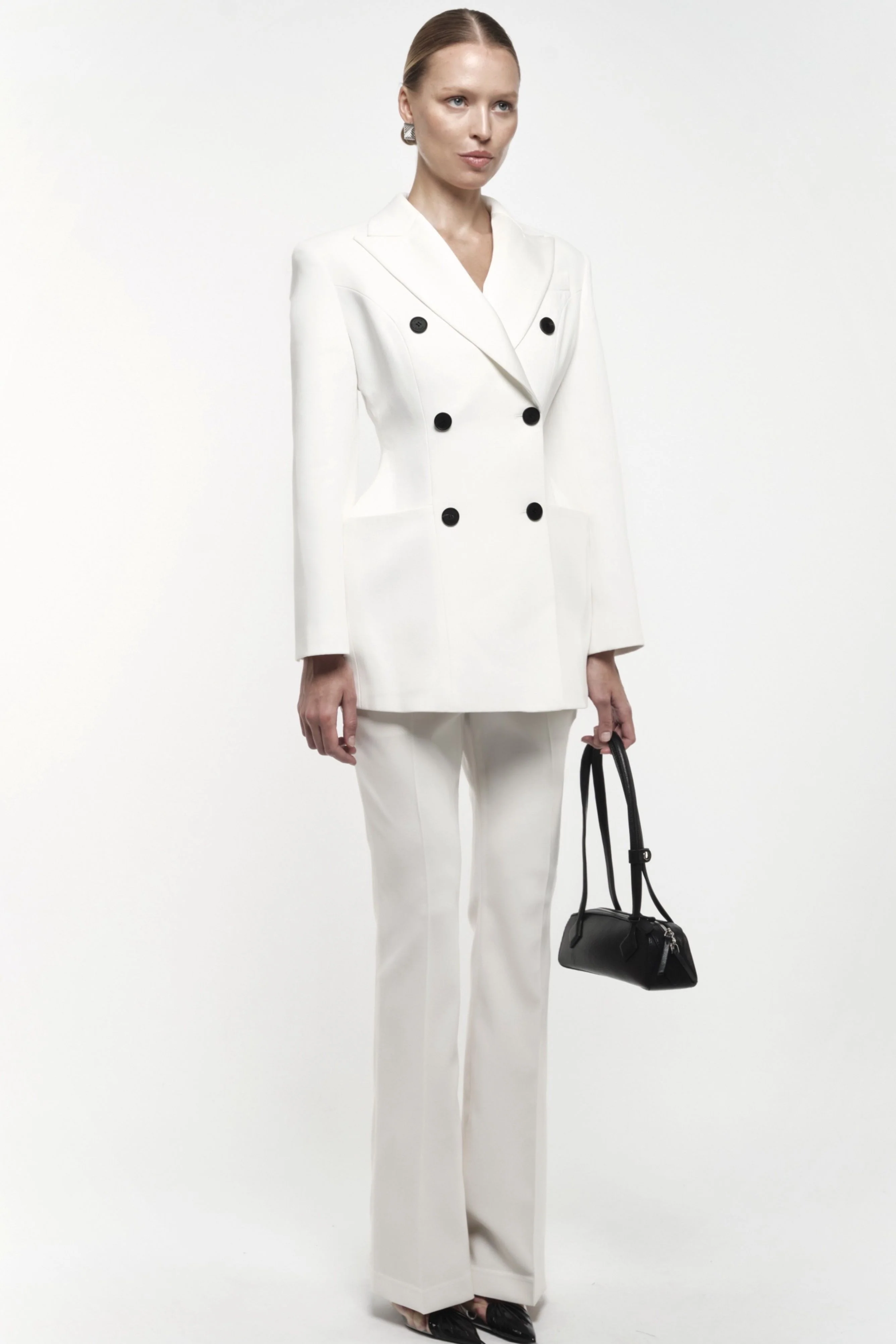 Tailored Wrap Blazer - Image 8
