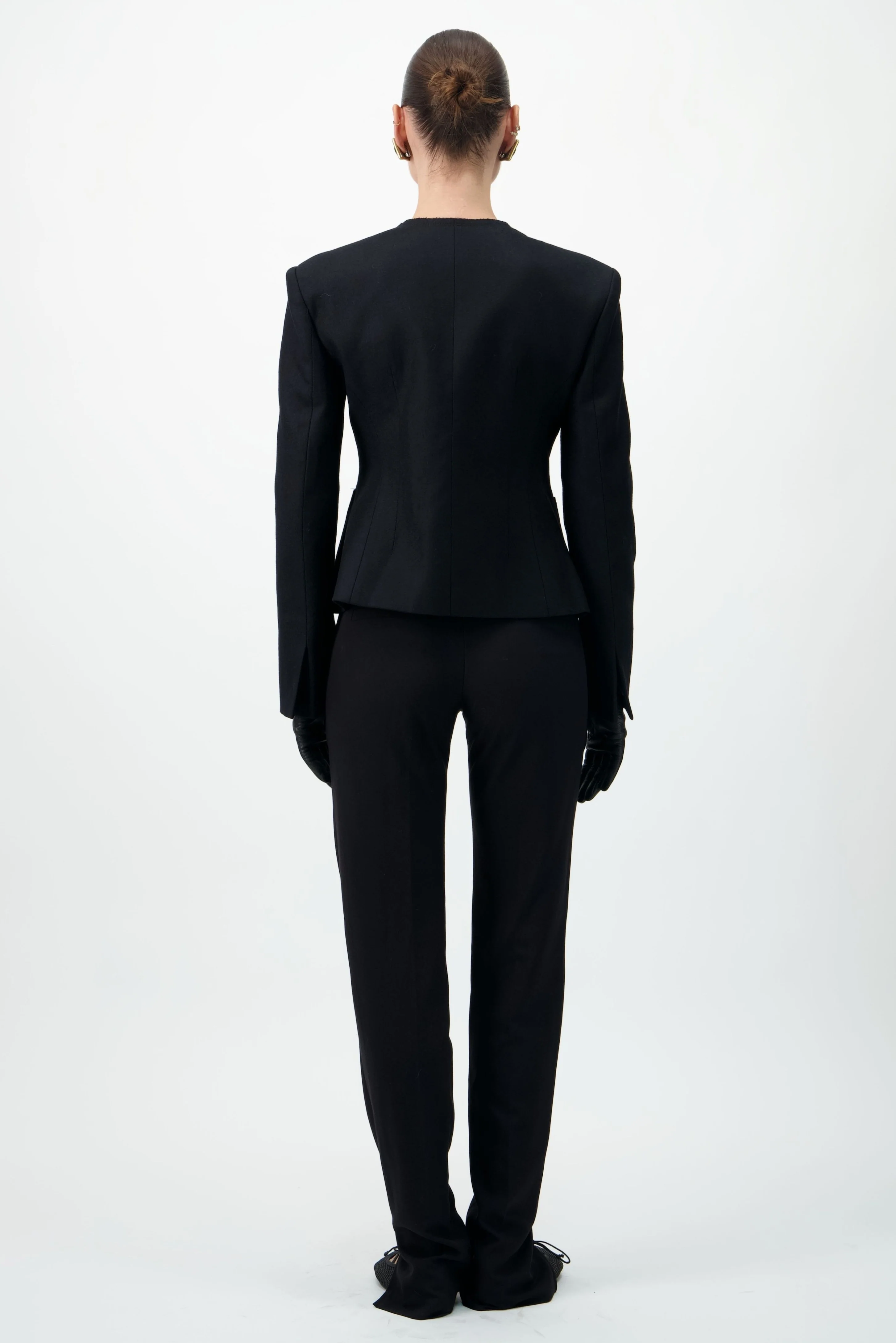 Structured Wool-Blend Jacket - Image 2