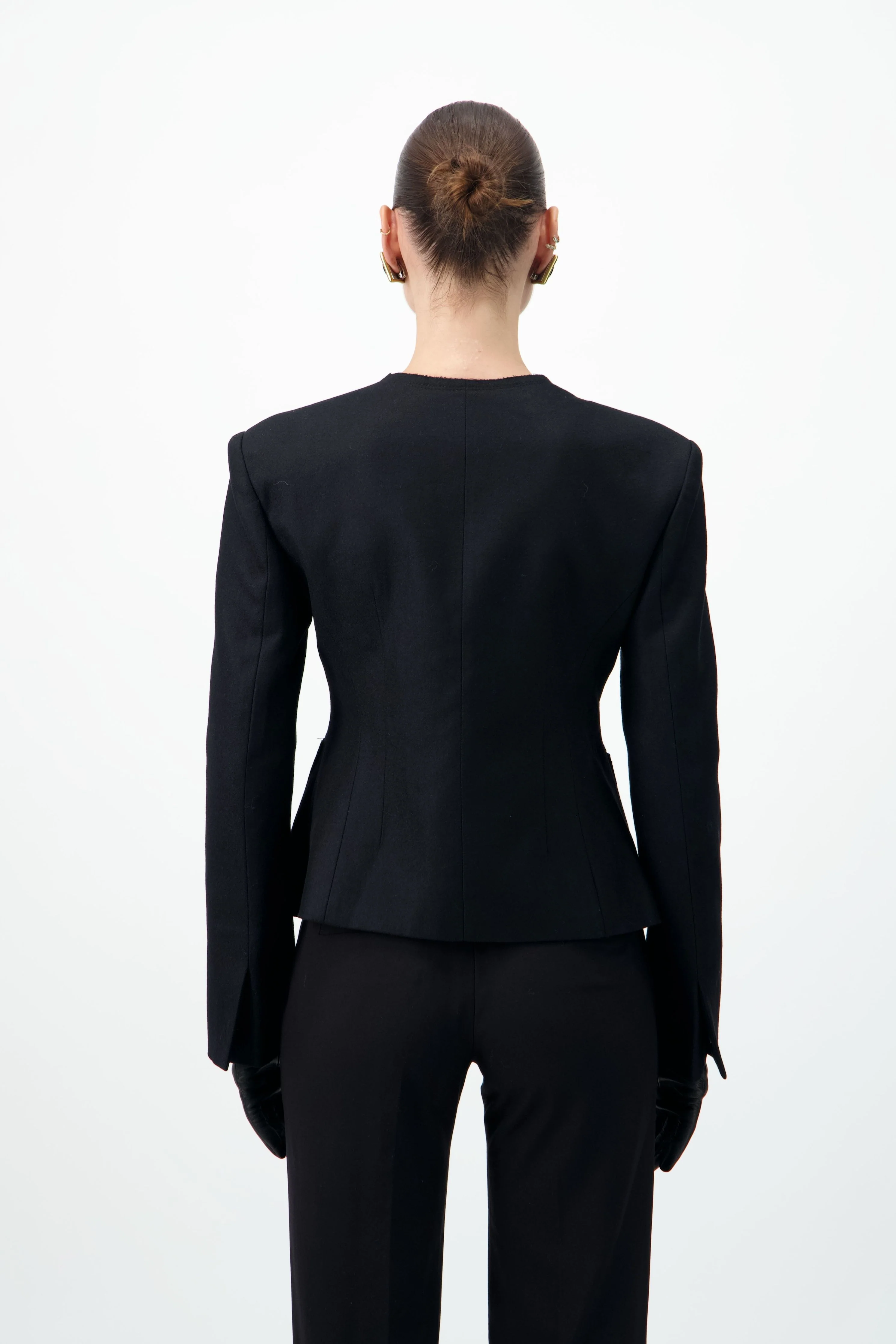 Structured Wool-Blend Jacket - Image 5