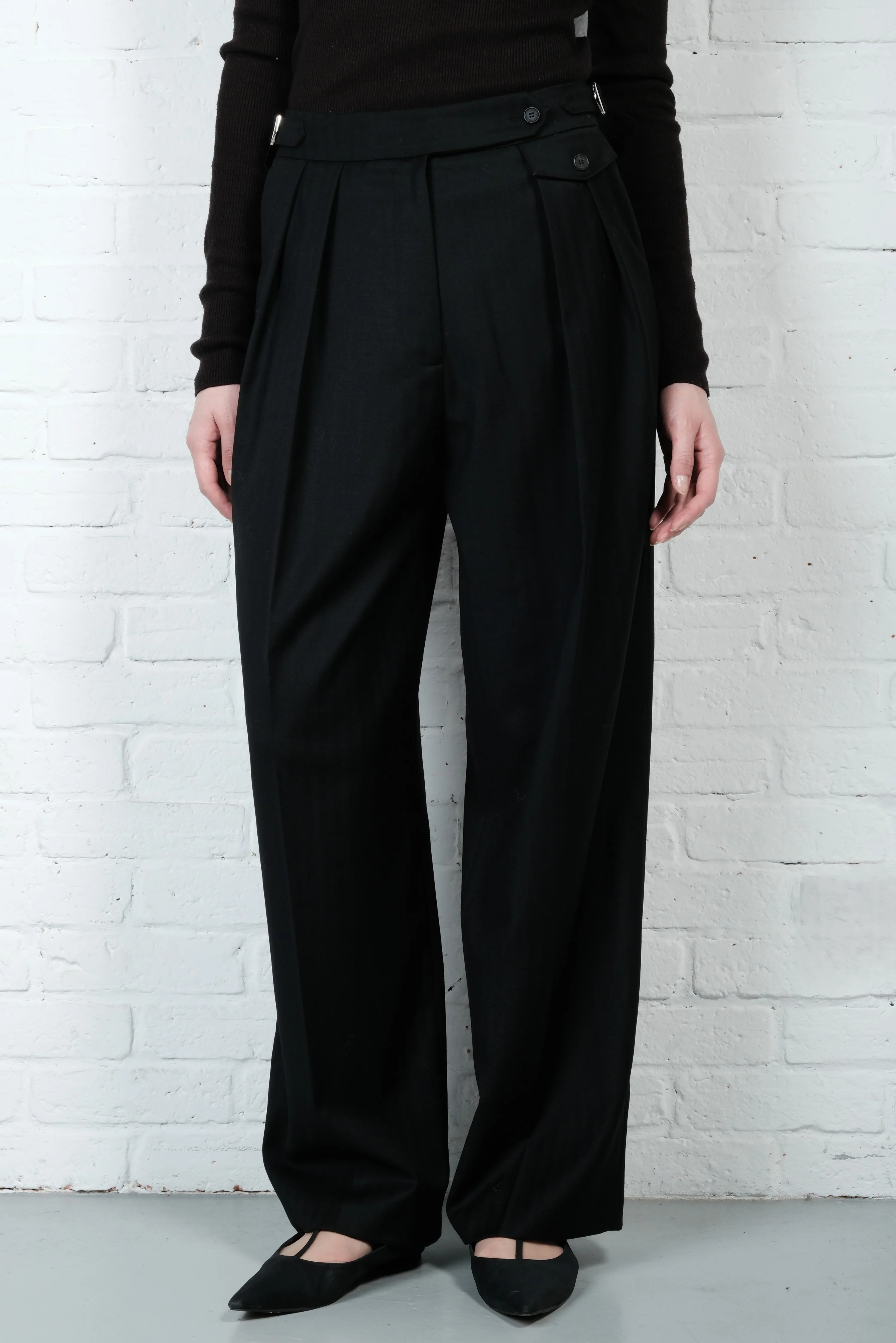Wool Tailored Trousers - Image 7